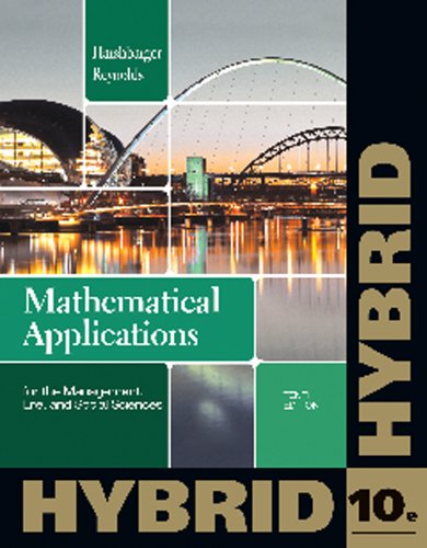 9781133364832: Mathematical Applications for the Management, Life, and Social Sciences