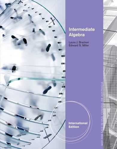 Stock image for 1/E, ISE for Intermediate Algebra for sale by SMASS Sellers