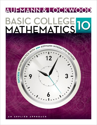 Stock image for Basic College Mathematics: An Applied Approach for sale by Bulrushed Books