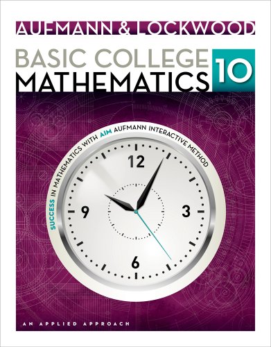 Stock image for Basic College Mathematics: An Applied Approach for sale by Blue Vase Books