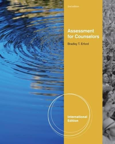 Beispielbild fr Assessment for Counselors zum Verkauf von ThriftBooks-Dallas