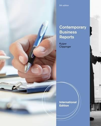 9781133435334: Contemporary Business Reports