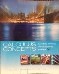 Beispielbild fr Calculus Concepts zum Verkauf von ThriftBooks-Dallas