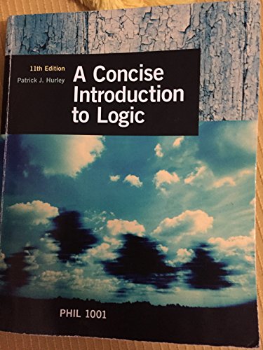 Beispielbild fr A Concise Introduction to Logic Phil 1001 zum Verkauf von HPB-Red