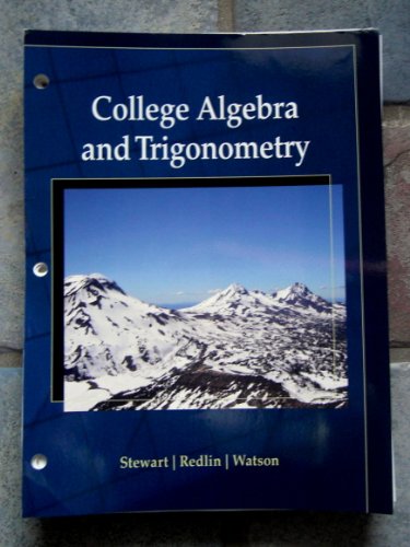 9781133440321: College Algebra and Trigonometry 3rd Edition Cengage Learning