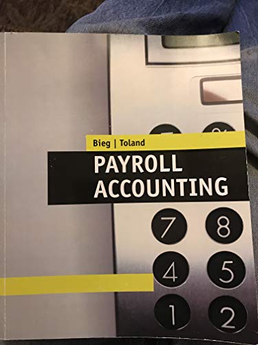 Beispielbild fr Payroll Accounting 2011 Edition (No CD) zum Verkauf von HPB-Red