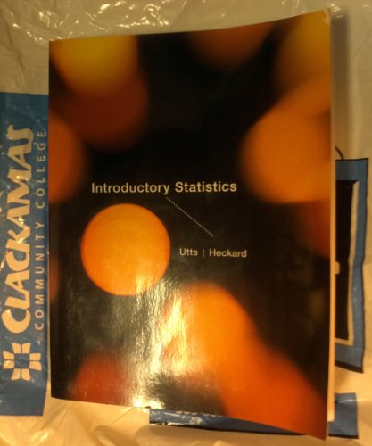 Beispielbild fr Introductory Statistics - Custom Edition of Mind on Statistics 4th Ed for Clackamas Community College zum Verkauf von BooksRun