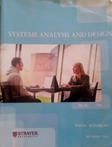 Imagen de archivo de Systems Analysis and Design a la venta por SecondSale