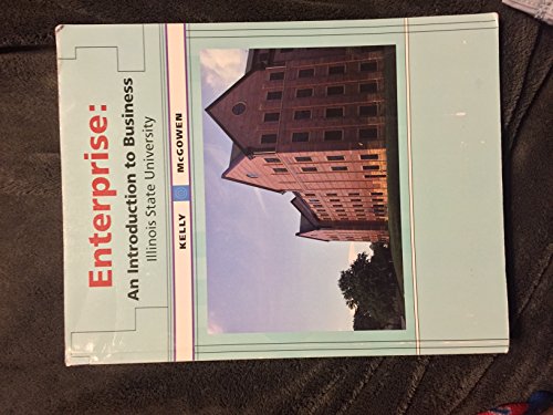 Stock image for Enterprise: An Introduction to Business (Illinois State University) for sale by HPB-Red