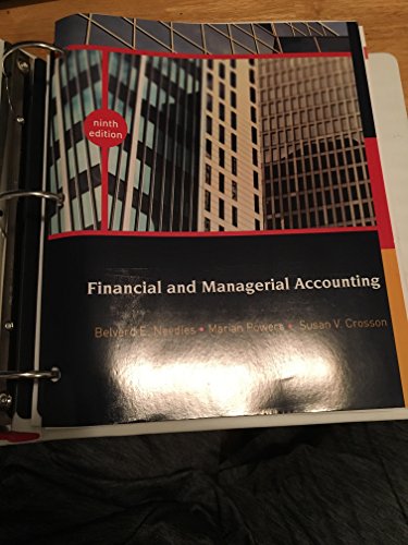 Beispielbild fr Financial and managerial accounting zum Verkauf von HPB-Red