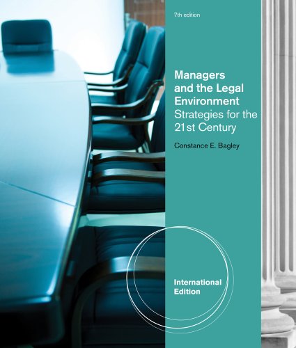 Imagen de archivo de Managers and the Legal Environment: Strategies for the 21st Century. a la venta por ThriftBooks-Dallas