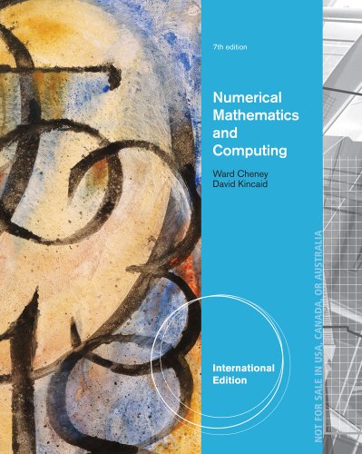 Numerical Mathematics and Computing - E. W. Cheney,E Ward Cheney