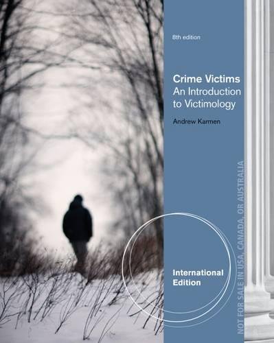 Imagen de archivo de Crime Victims: An Introduction to Victimology, International Edition a la venta por Reuseabook