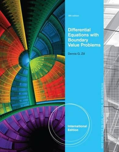 Stock image for Differential Equations With Boundary-Value Problems for sale by Blackwell's