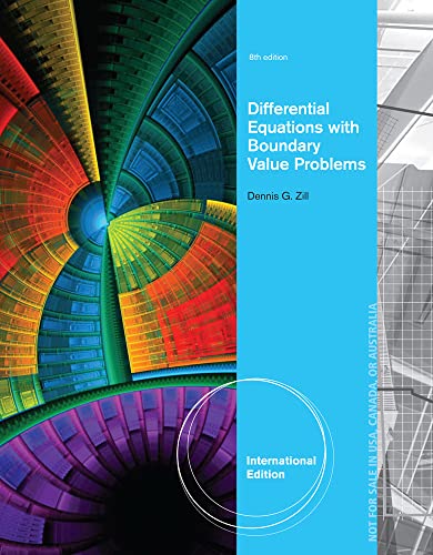 Stock image for Differential Equations With Boundary-Value Problems for sale by Anybook.com