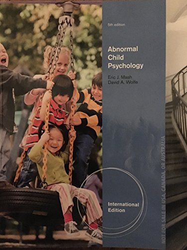 9781133492610: Abnormal Child Psychology