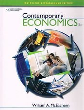 Imagen de archivo de Contemporary Economics 3e Instructor's Wraparound Edition Mceachern ; 9781133494171 ; 113349417X a la venta por APlus Textbooks