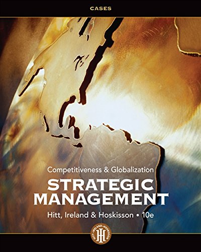 Imagen de archivo de Strategic Management Cases : Competitiveness and Globalization a la venta por Better World Books