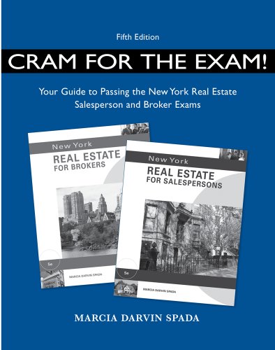 Imagen de archivo de Cram for Exam! Your Guide to Pass the New York Real Estate Sale Exam a la venta por SecondSale