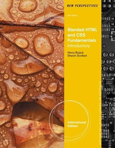 9781133526056: New Perspectives on Blended HTML and CSS Fundamentals: Introductory, International Edition