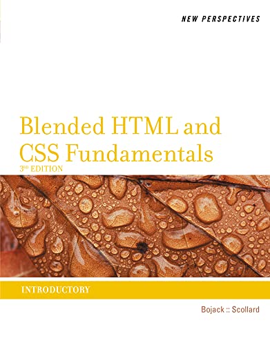 Beispielbild fr New Perspectives on Blended HTML and CSS Fundamentals: Introductory zum Verkauf von BooksRun