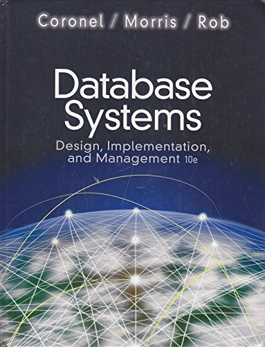 Imagen de archivo de Database Systems: Design, Implementation, and Management a la venta por ThriftBooks-Atlanta