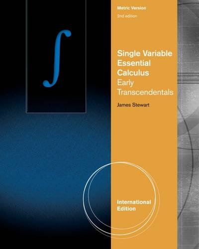 9781133528630: Single Variable Essential Calculus: Early Transcendentals, International Metric Edition: Early Transcendentals, International Metric Edition
