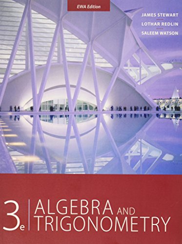 Beispielbild fr 3e Algebra and Trigonometry zum Verkauf von Better World Books