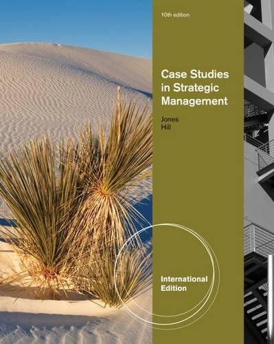 Stock image for Case Studies in Strategic Management. Charles W.L. Hill, Gareth R. Jones. Cases for sale by Books Puddle