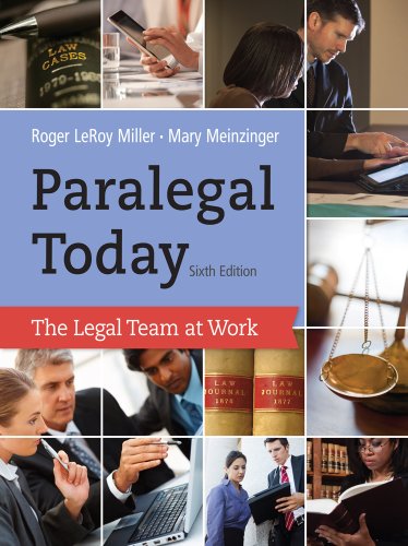 9781133591078: Paralegal Today: The Legal Team at Work