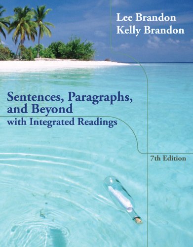 Imagen de archivo de Sentences, Paragraphs, and Beyond : With Integrated Readings a la venta por Better World Books: West