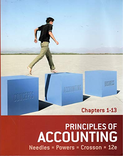 Stock image for Principles of Accounting: Chapters 1-13 for sale by Textbooks_Source