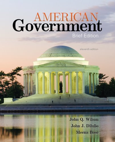 Imagen de archivo de American Government: Brief Version a la venta por SecondSale