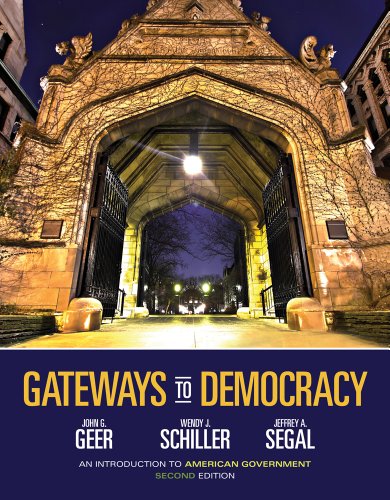 Stock image for Gateways to Democracy: An Introduction to American Government (with Aplia Printed Access Card) (American and Texas Government) for sale by Book Deals