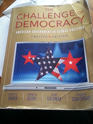 Imagen de archivo de The Challenge Of Democracy (with Aplia Printed Access Card) a la venta por BookHolders