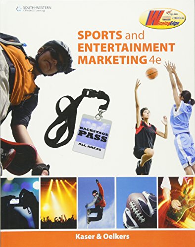 Beispielbild fr Sports and Entertainment Marketing zum Verkauf von A Team Books