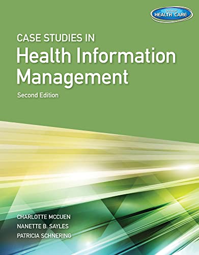 Beispielbild fr Case Studies for Health Information Management zum Verkauf von ThriftBooks-Dallas