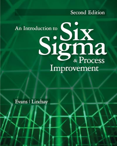 Imagen de archivo de An Introduction to Six Sigma and Process Improvement a la venta por BooksRun