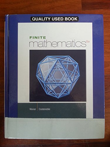 9781133605775: Finite Mathematics