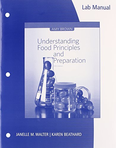 9781133607168: Lab Manual for Brown's Understanding Food: Principles and Preparation, 5th