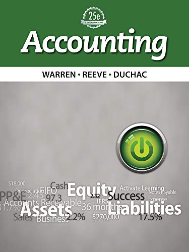 Accounting (9781133607601) by Warren, Carl S.; Reeve, James M.; Duchac, Jonathan