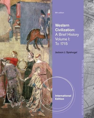 9781133608028: Western Civilization: A Brief History, Volume I: To 1715, International Edition