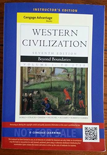 9781133610137: Cengage Advantage Books: Western Civilization: Beyond Boundaries, Volume I