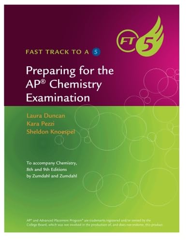 Imagen de archivo de Preparing for the AP Chemistry Examination (Fast Track to a 5) a la venta por SecondSale