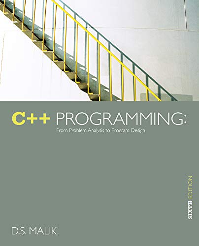 Beispielbild fr C++ Programming: From Problem Analysis to Program Design zum Verkauf von HPB-Red