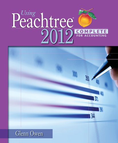 Imagen de archivo de Using Peachtree Complete 2012 for Accounting a la venta por TextbookRush