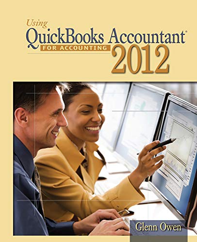 Stock image for Using Quickbooks Accountant 2012 for Accounting (with Data File CD-ROM) for sale by SecondSale