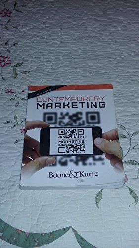 Contemporary Marketing (9781133628460) by Boone, Louis E.; Kurtz, David L.