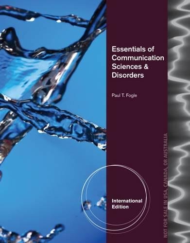 9781133687306: Essentials of Communication Sciences and Disorders, International Edition