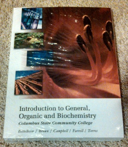 Stock image for Introduction to General, Organic and Biochemistry Columbus State Community College Edition (With 24 Month OWL Access Code) for sale by HPB-Red